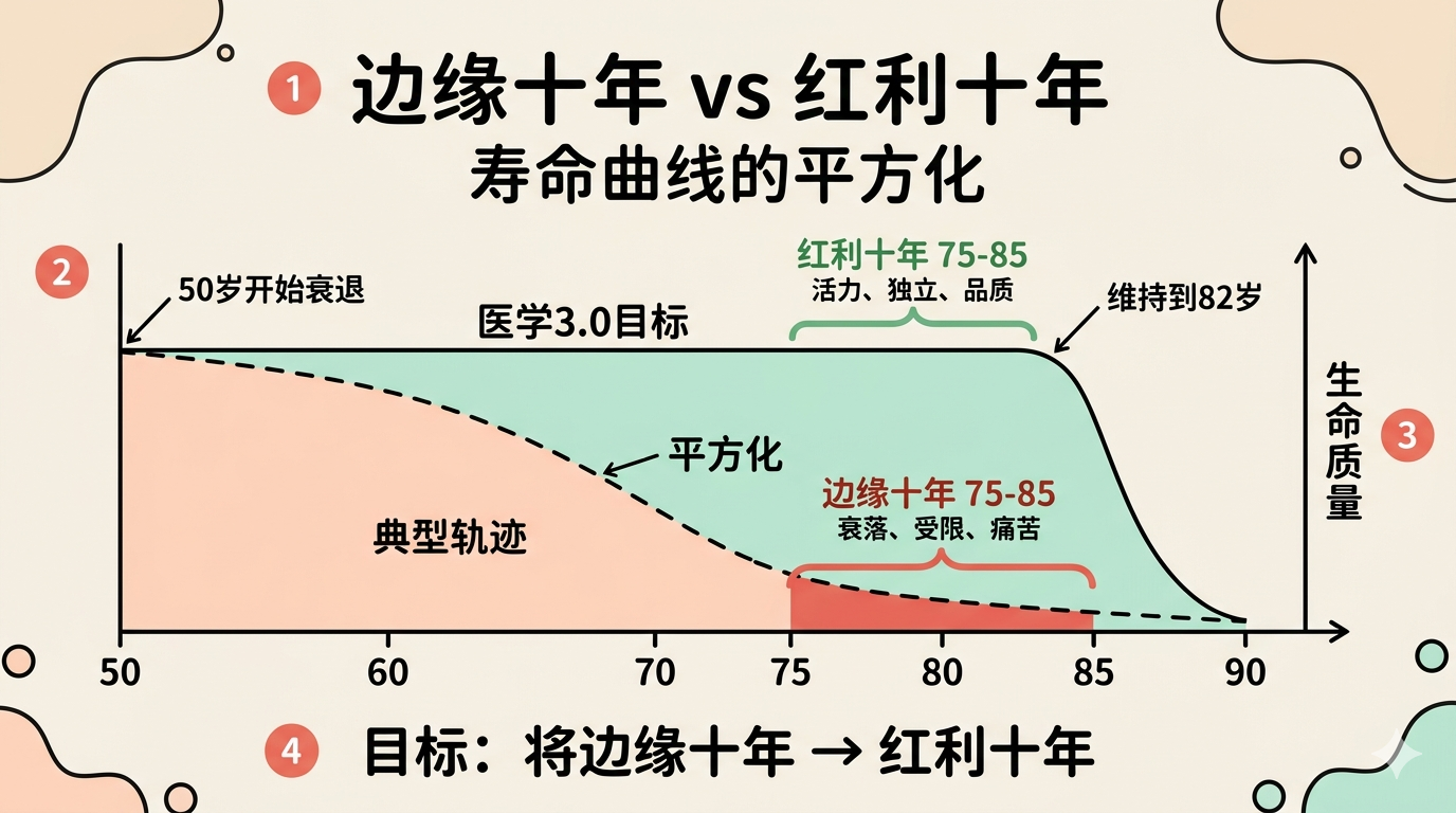 边缘十年与红利十年：寿命曲线平方化