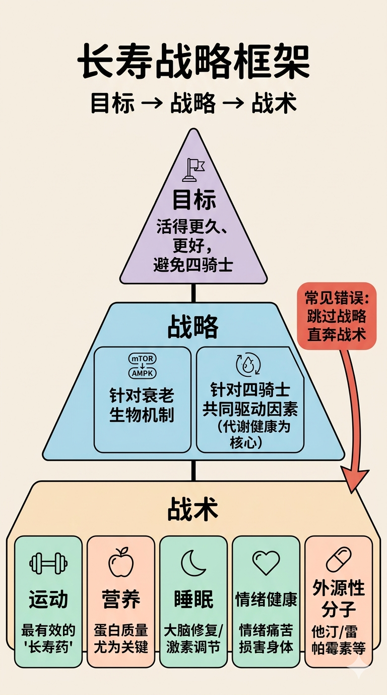 目标-战略-战术三层框架