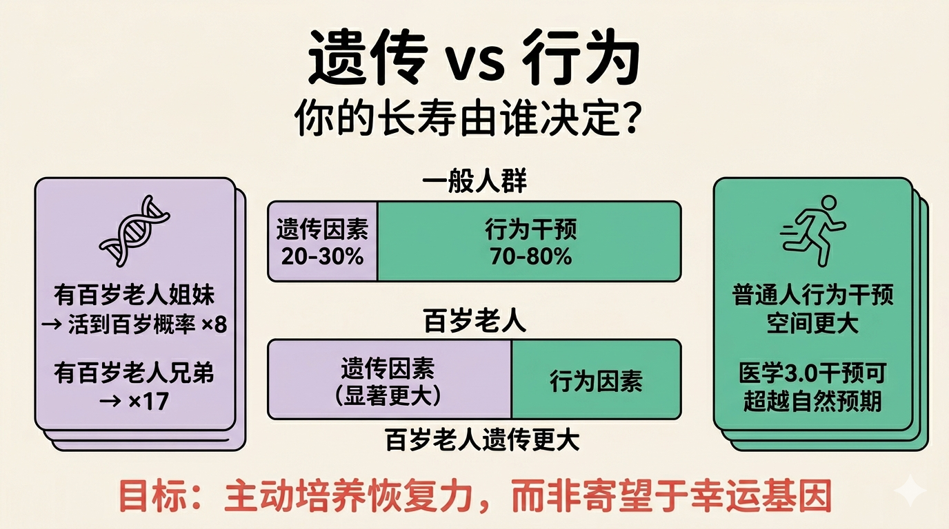 遗传vs行为：谁决定你的长寿