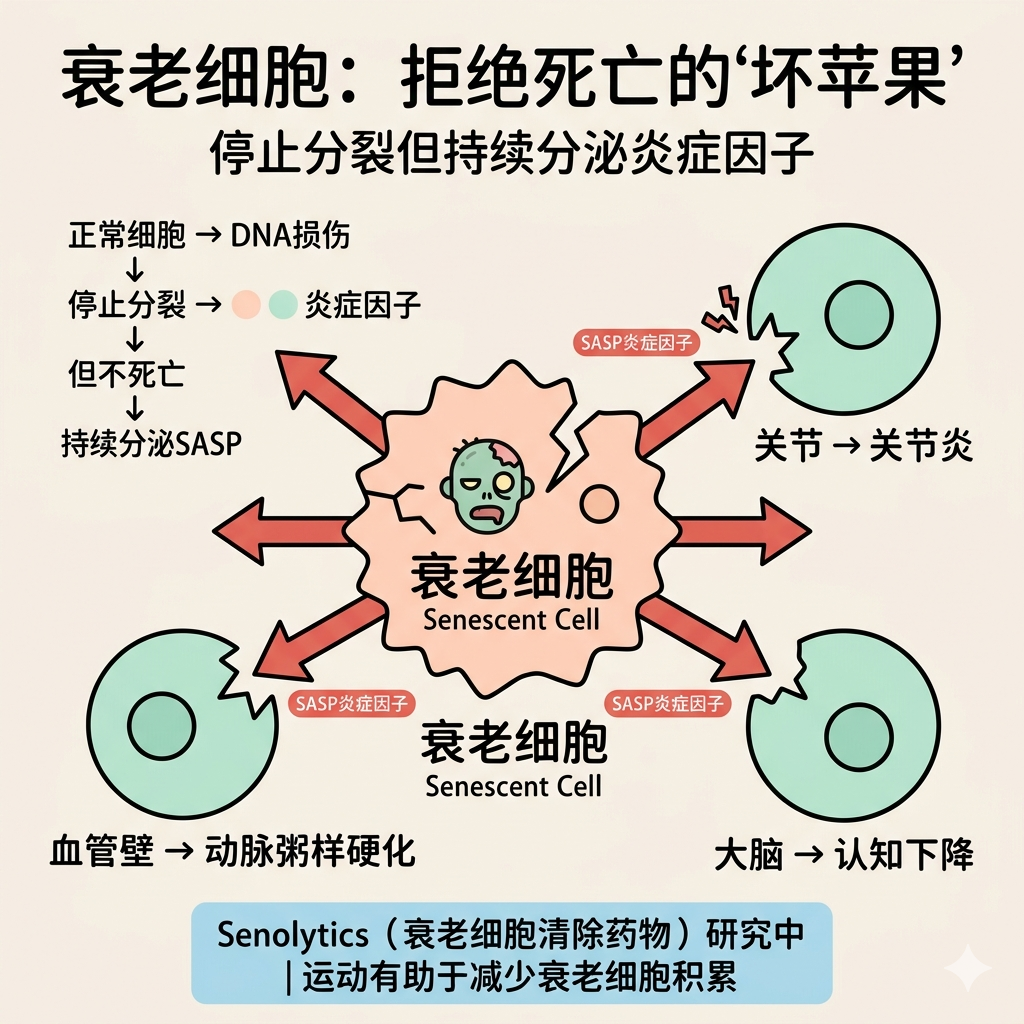 衰老细胞：坏苹果效应