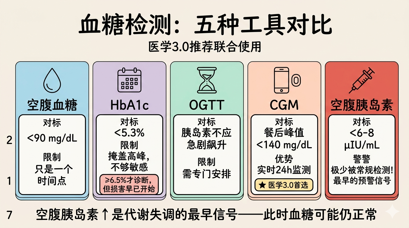 血糖检测：五种工具对比