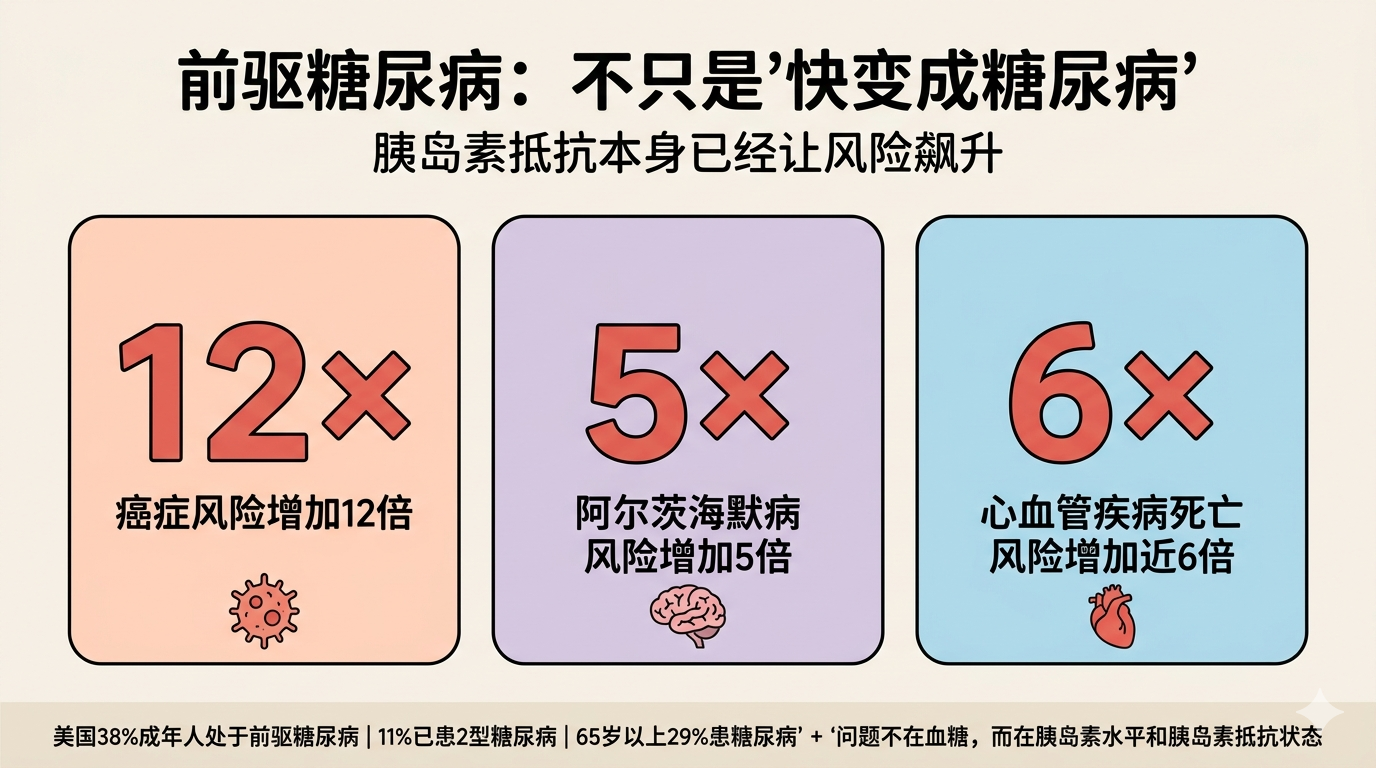 前驱糖尿病：不只是"快变成糖尿病"