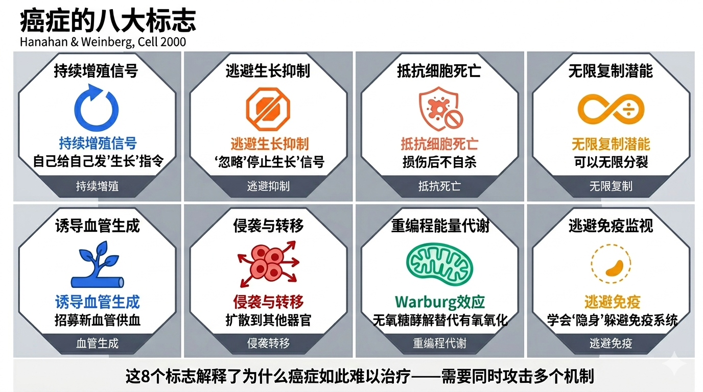 癌症的八大标志