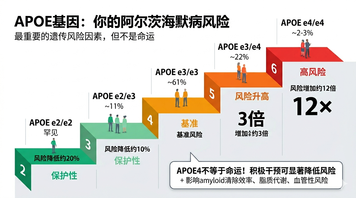 APOE基因型风险梯度
