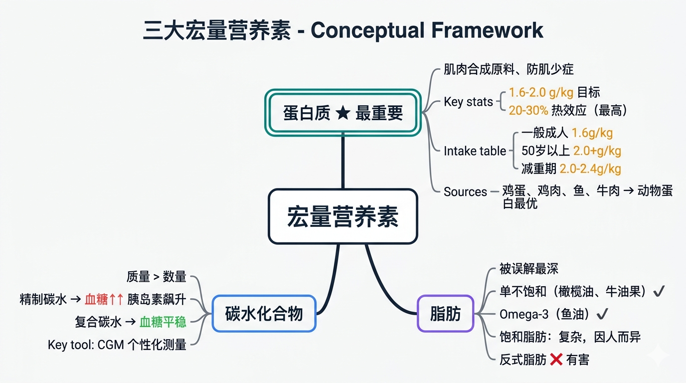 三大宏量营养素框架